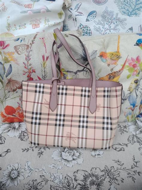 burberry reversible tote ebay|burberry haymarket tote.